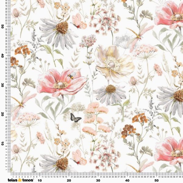 LONA ELEGANCE LIBELULAS/MARIPOSAS 80162350