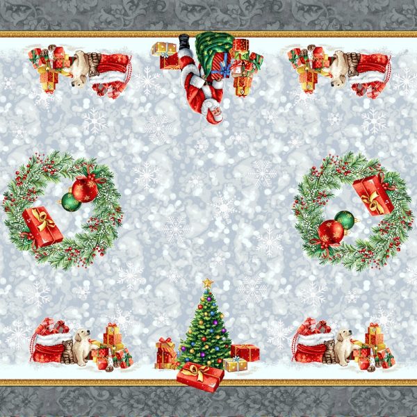 MANTEL NAVIDAD CON LUREX 80164561
